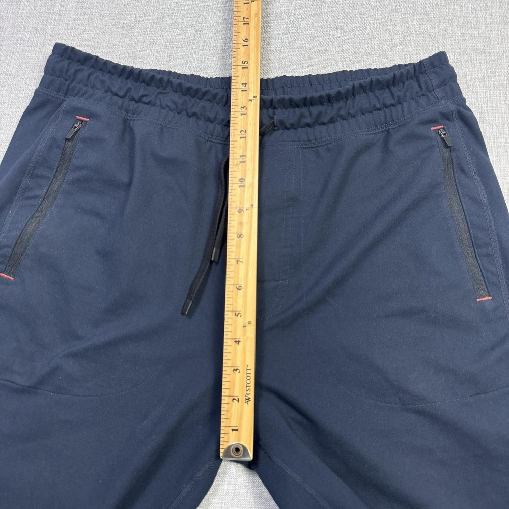 SAXX Roastmaster Tech Jogger Pants Mens L Blue Elastic Waist Drawstring Pockets - Picture 8 of 10